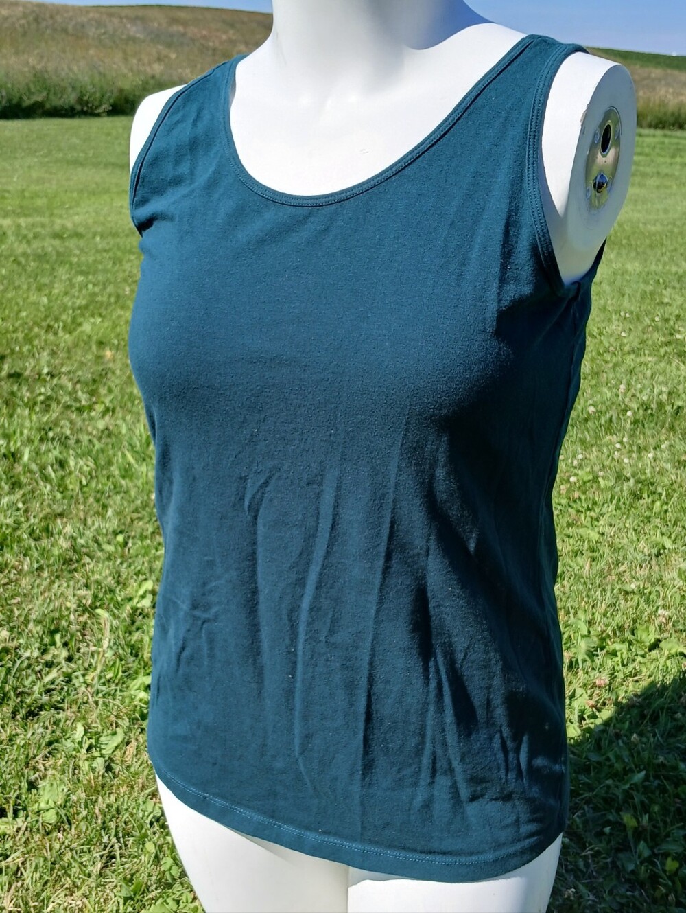 Maurices size 1 Teal Tank Top Shirt Basic Classic 1X summer casual loungewear